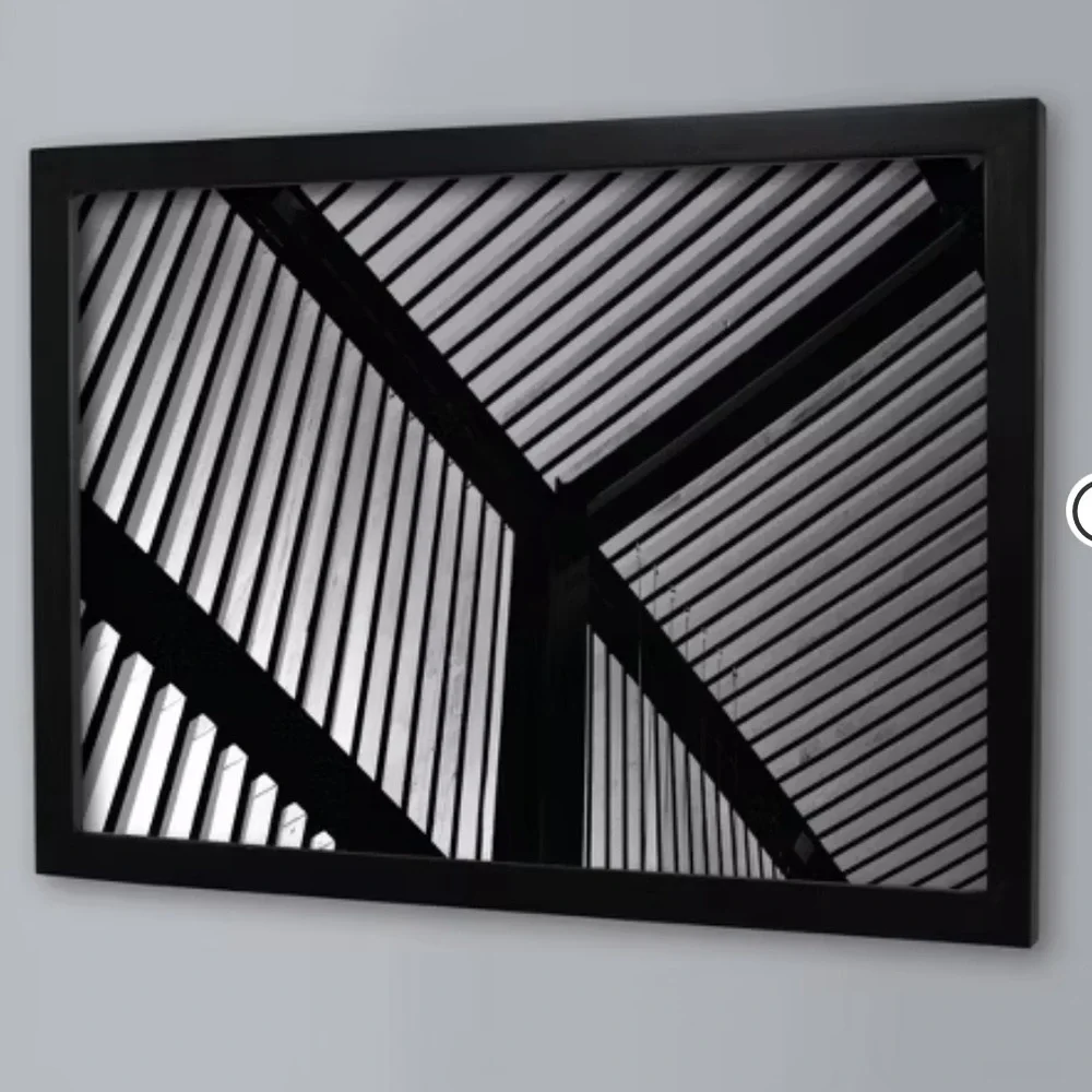 NWT Threshold™: Modern MDF Wall Mount, Glass Glazing, Holds Posters & Photos